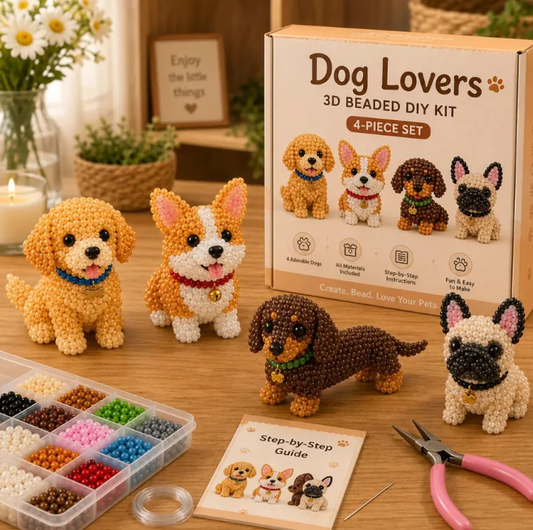 Embroidery Cross Stitch Patterns - DIY Boncuklu 3D Nakış Dikiş Oyuncak