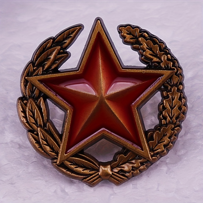 Embroidery Legacy - 1 adet Belarus Kırmızı Yıldız Amblemi