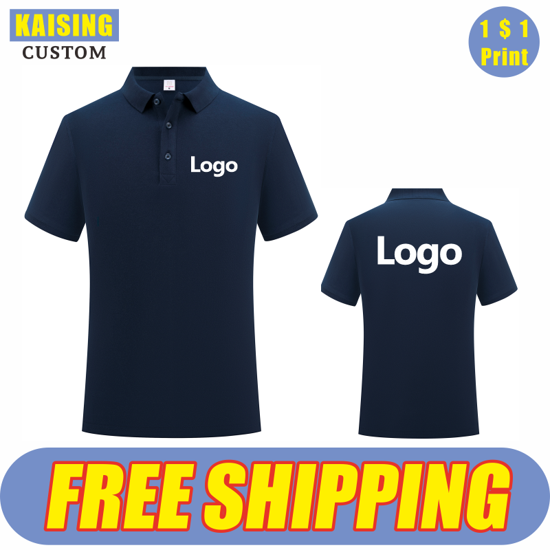 Embroidery Design Logo - KAISING yüksek kaliteli saf pamuk Polo