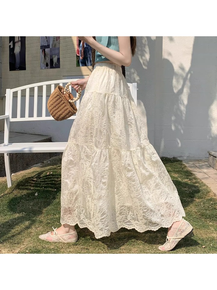 Embroidery Skirt - Ağır İşlemeli Yarım Boy Etek Kadın