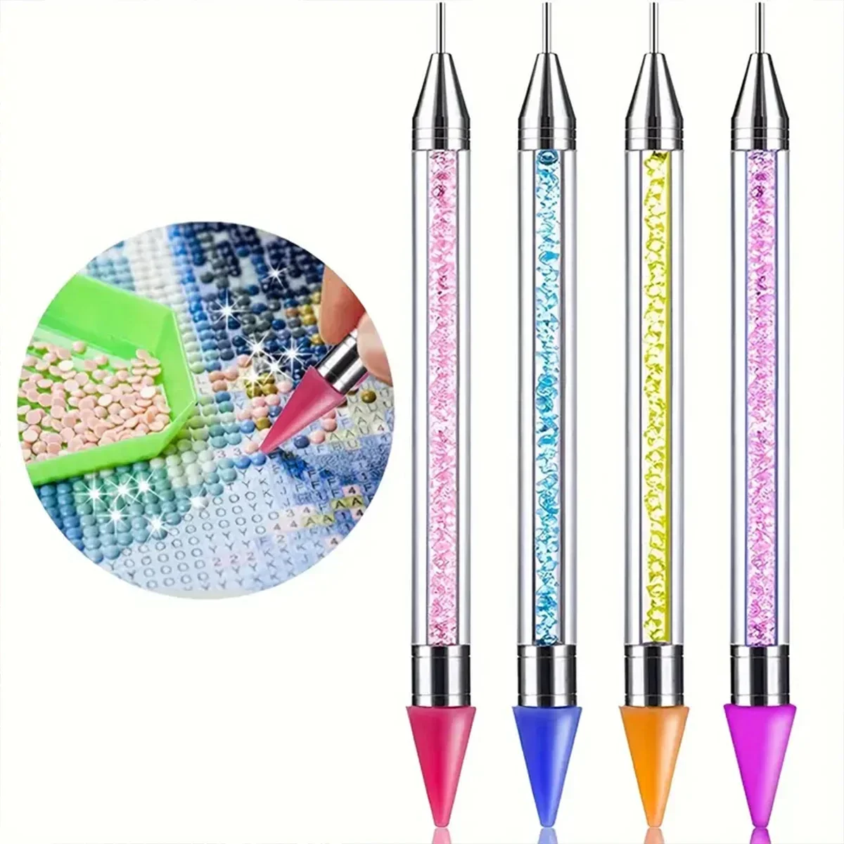 Embroidery Cream - Mumsuz Elmas Boyama Aracı, Çift Uçlu