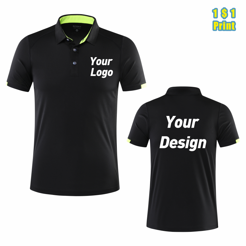 Embroidery Design Logo - Çabuk Kuruyan Nefes Spor Polo Gömlek