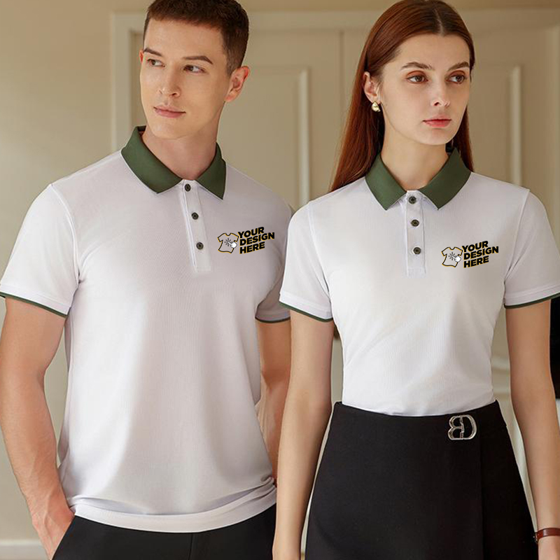 Embroidery Uniform - Blok Renkli Polo Gömlek - Ücretsiz