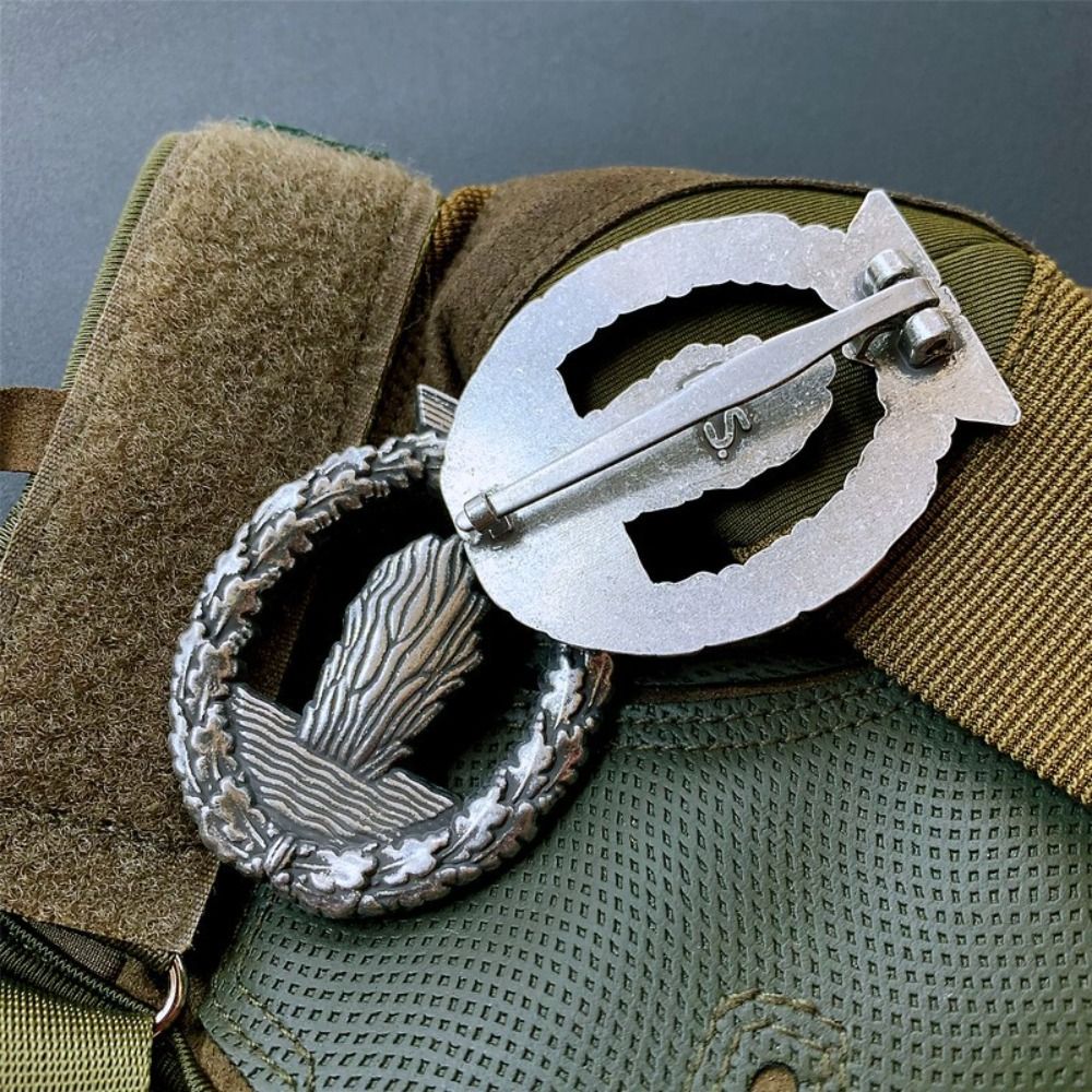 Embroidery Legacy - Taşınabilir Retro Kartal Metal Rozet 3D