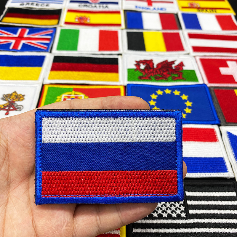 Embroidery Uk - Ülke bayrağı işlemeli kanca döngü yama