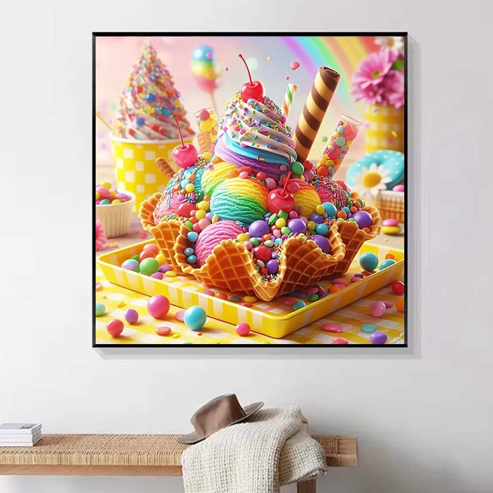 HUACAN 1 adet Elmas Boyama Don - Embroidery Cream incelemesi ve fiyatı