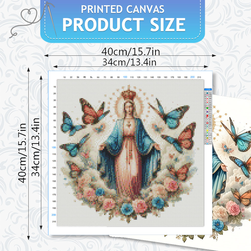 HUACAN Nakış Kitleri Meryem An - Embroidery Rose Stitch incelemesi ve fiyatı