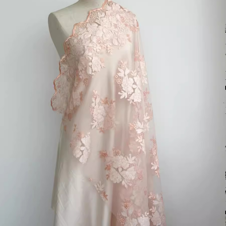 1yard High quality mesh fabric - Embroidery Skirt incelemesi ve fiyatı