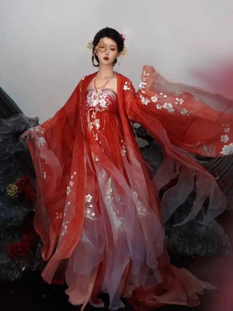 Hanfu'da Kadınlar Ağır İşlemel - Embroidery Dress incelemesi ve fiyatı