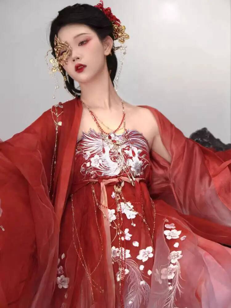 Hanfu'da Kadınlar Ağır İşlemel - Embroidery Dress incelemesi ve fiyatı