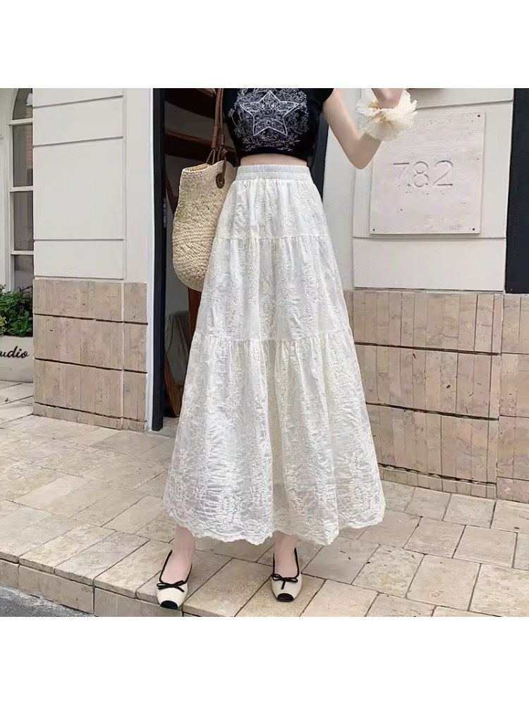 Büyük Beden Kadın Yüksek Bel A - Embroidery Skirt incelemesi ve fiyatı