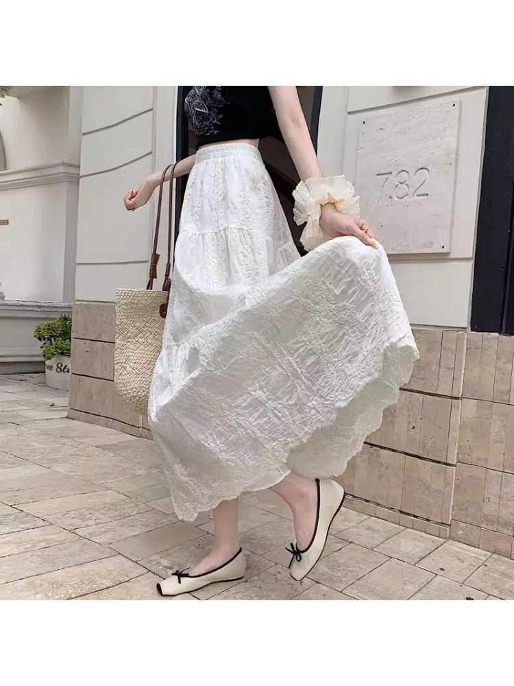 Büyük Beden Kadın Yüksek Bel A - Embroidery Skirt incelemesi ve fiyatı