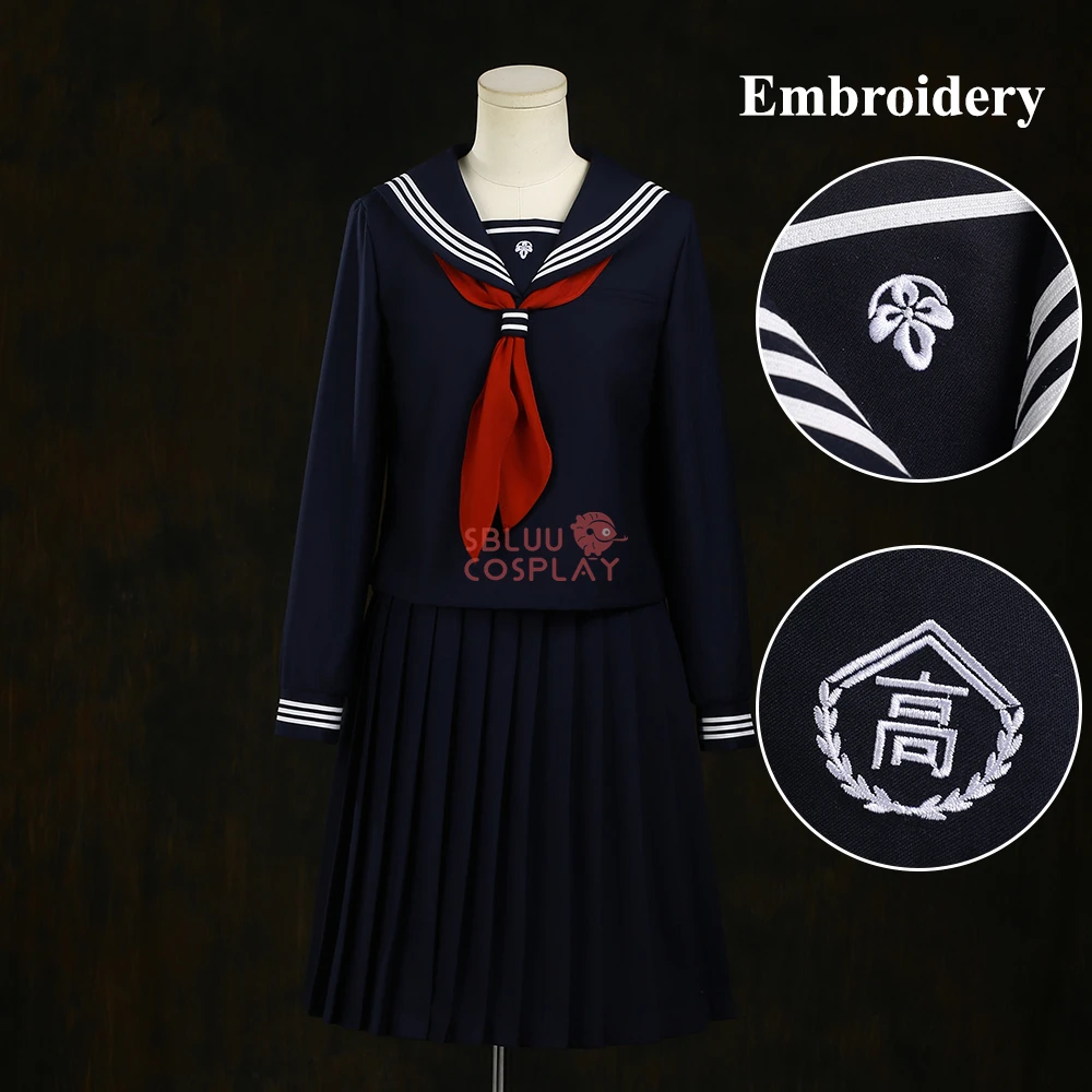 SBluuCosplay Shimizu Hinako Co - Embroidery Uniform incelemesi ve fiyatı