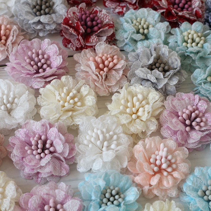 10 adet 3 CM El Yapımı Küçük D - Embroidery Daisy Flower incelemesi ve fiyatı