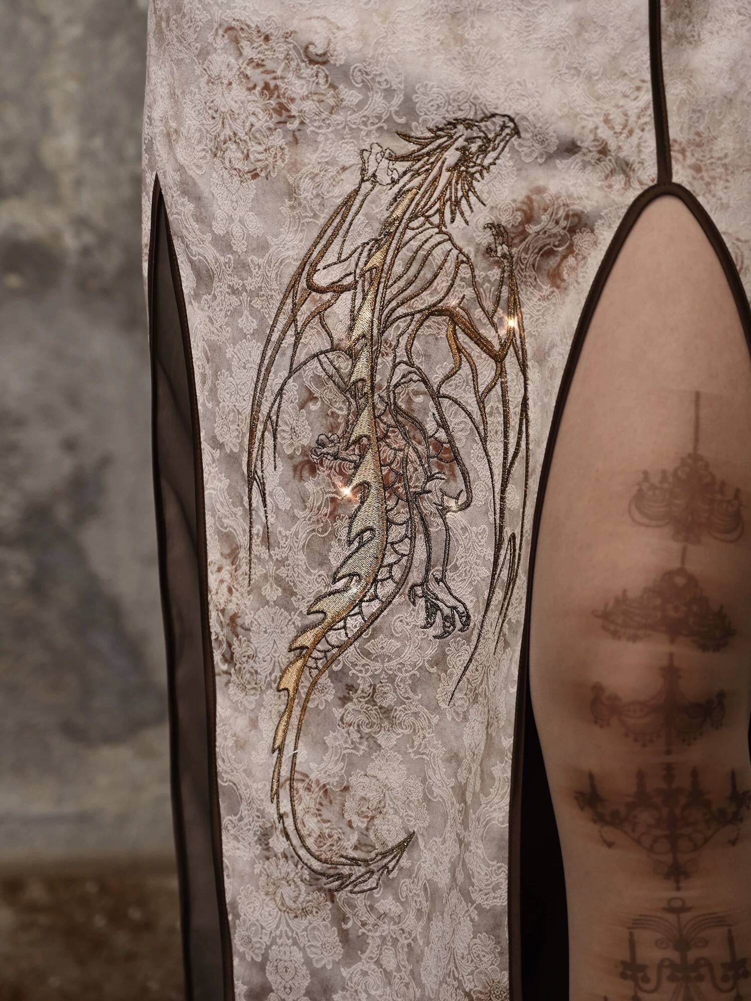 Steampunk Tie-Dye Ejderha İşle - Embroidery Dress incelemesi ve fiyatı