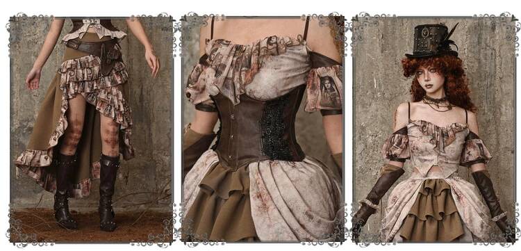 Steampunk Tie-Dye Ejderha İşle - Embroidery Dress incelemesi ve fiyatı