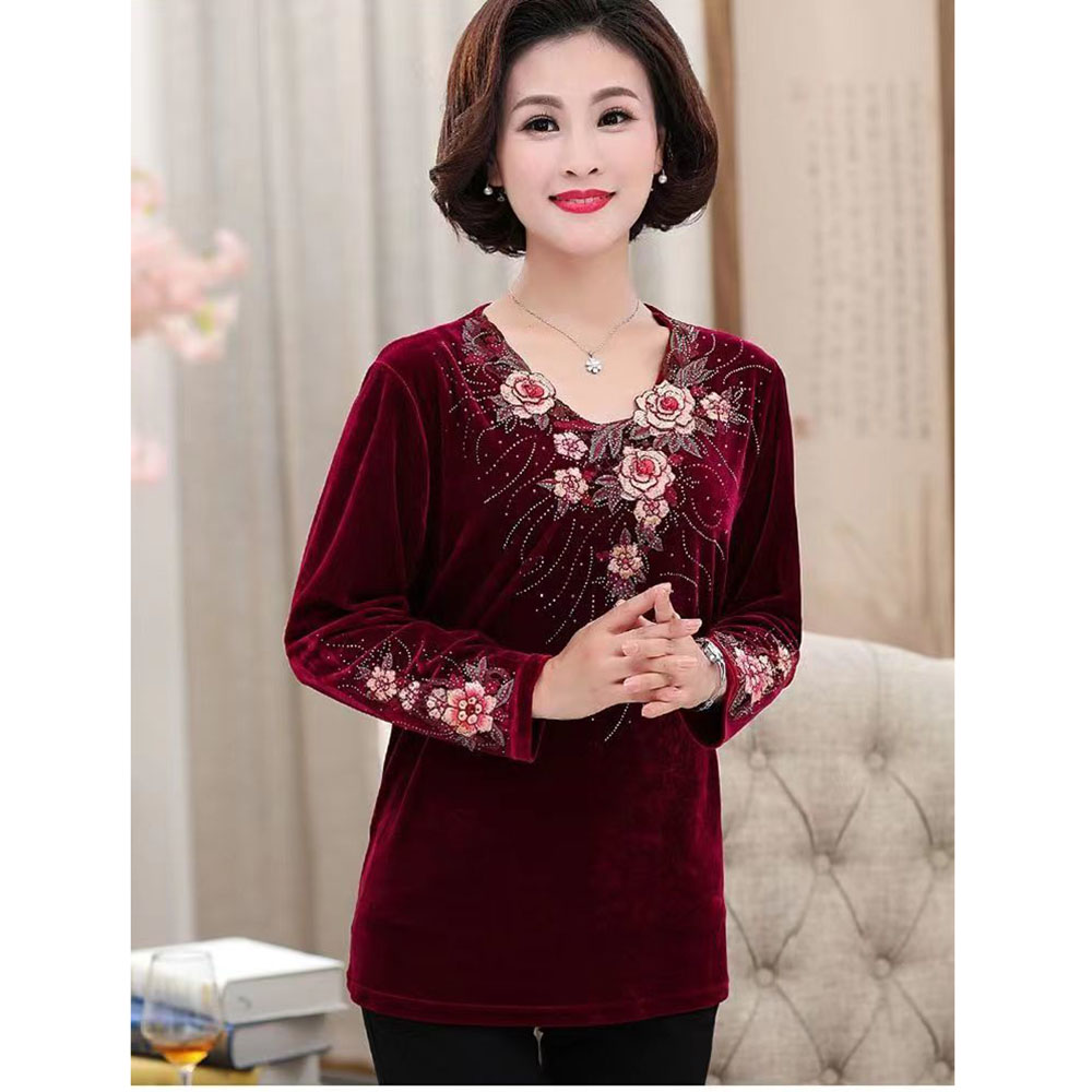 5XL 6XL Büyük Beden Orta Yaşlı - Embroidery Gold incelemesi ve fiyatı