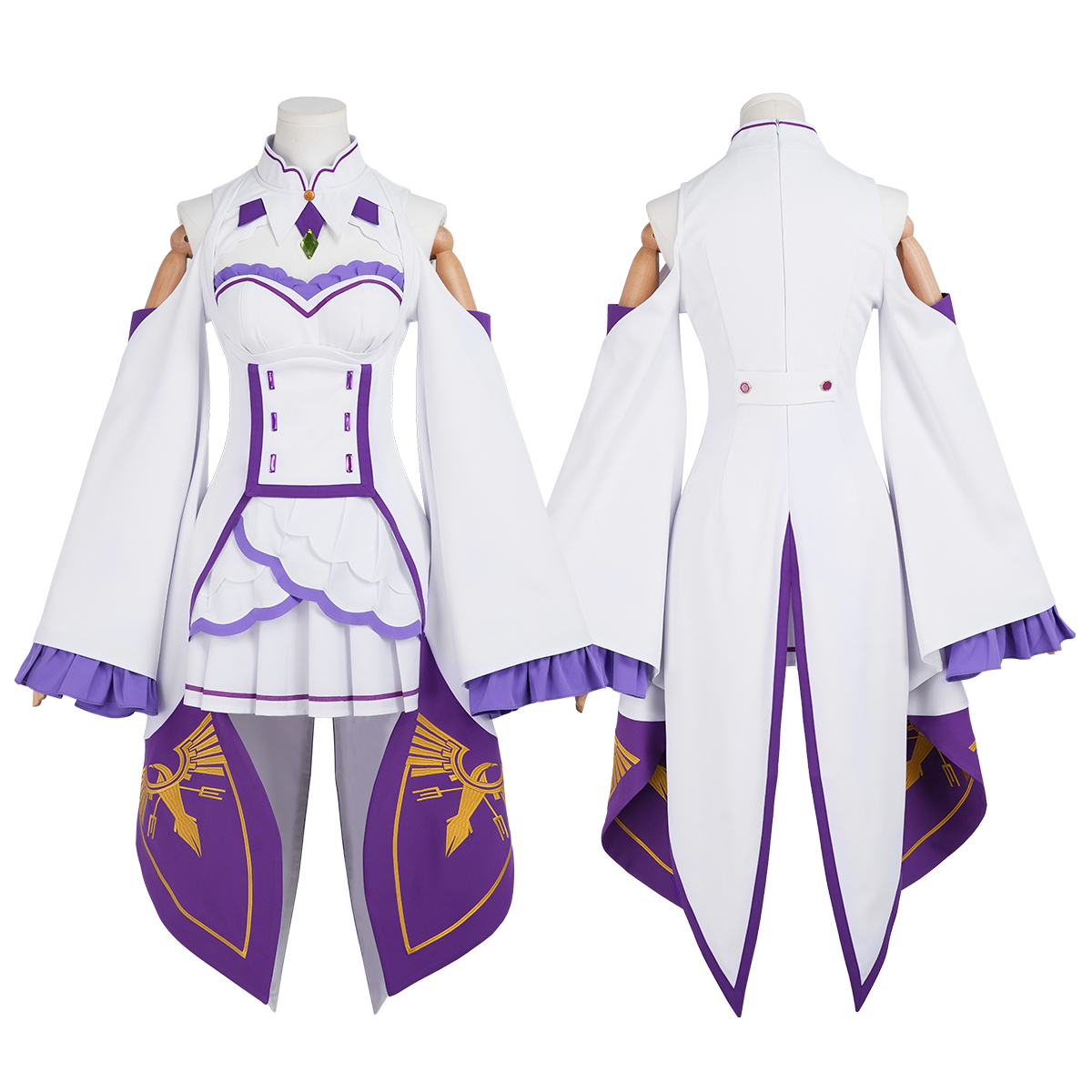 HOLOUN Zero Anime Emilia Cospl - Embroidery Skirt incelemesi ve fiyatı