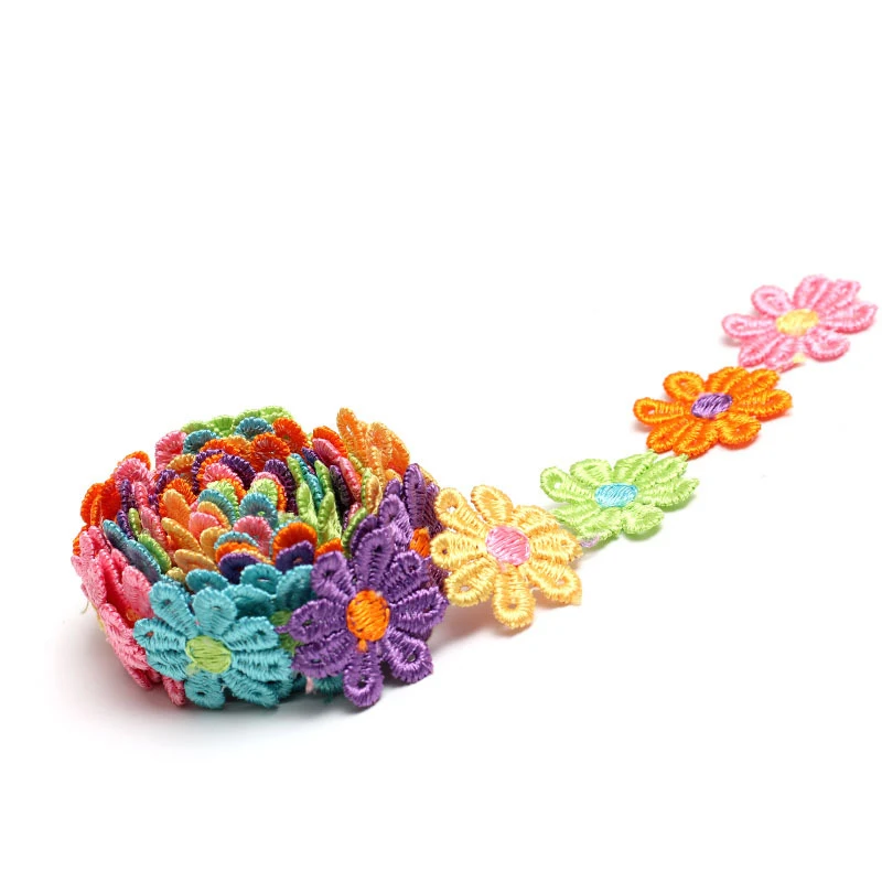 15 metre Renkli Papatya Çiçek  - Embroidery Daisy Flower incelemesi ve fiyatı
