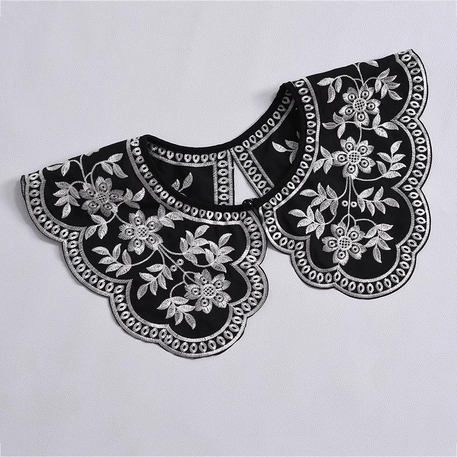 Yeni Avrupa tarzı dik yaka yam - Embroidery On Black Shirt incelemesi ve fiyatı