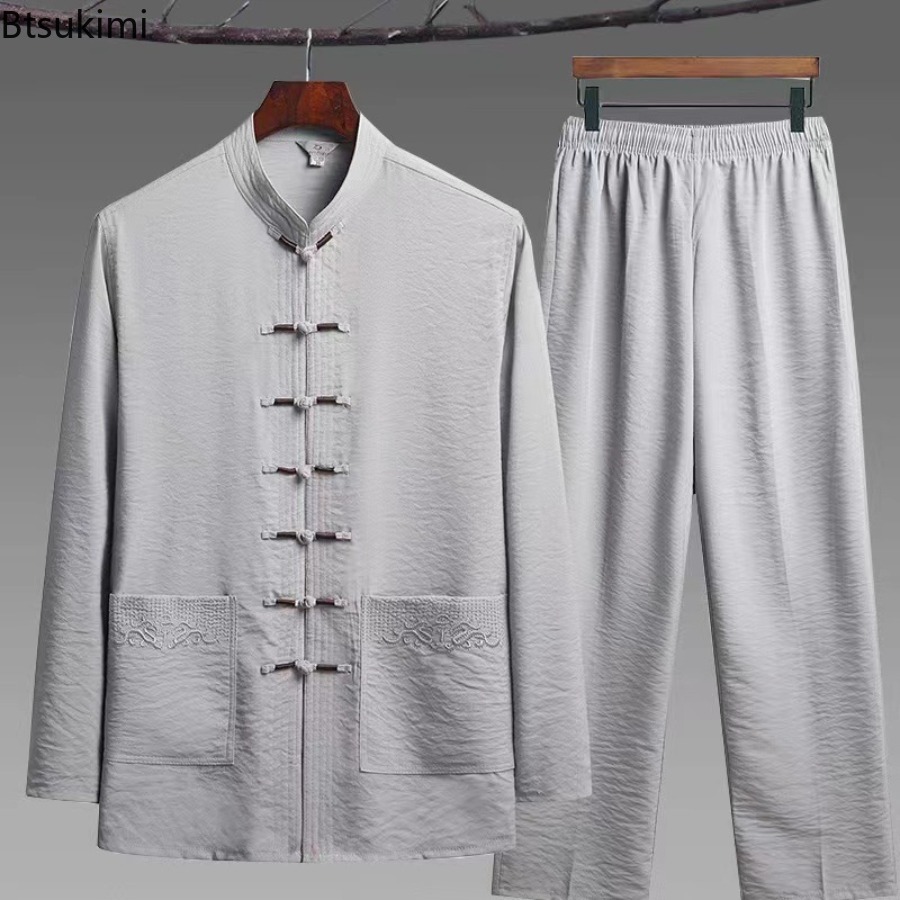 Çin Tarzı Set erkek Bahar Sonb - Embroidery Uniform incelemesi ve fiyatı